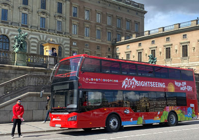 Sightseeingbuss Stockholm barn