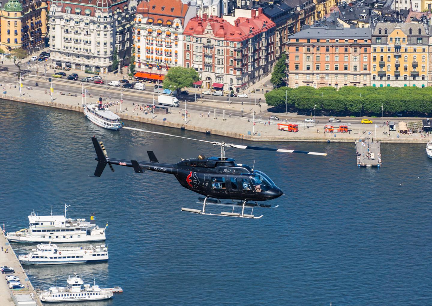 helikopter stockholm