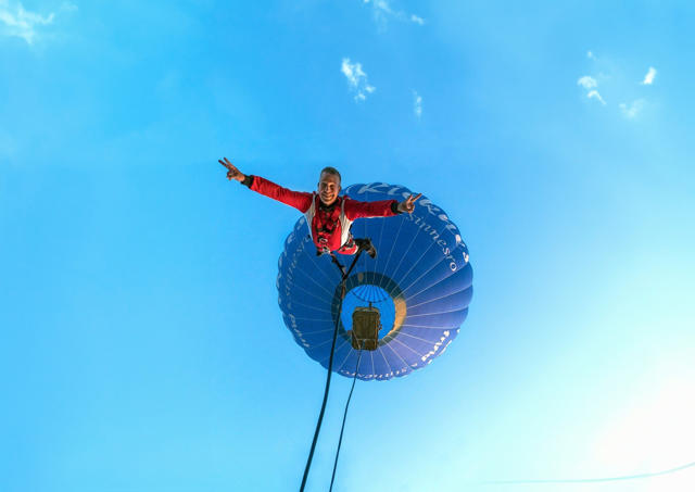 Bungy Jump från Luftballong