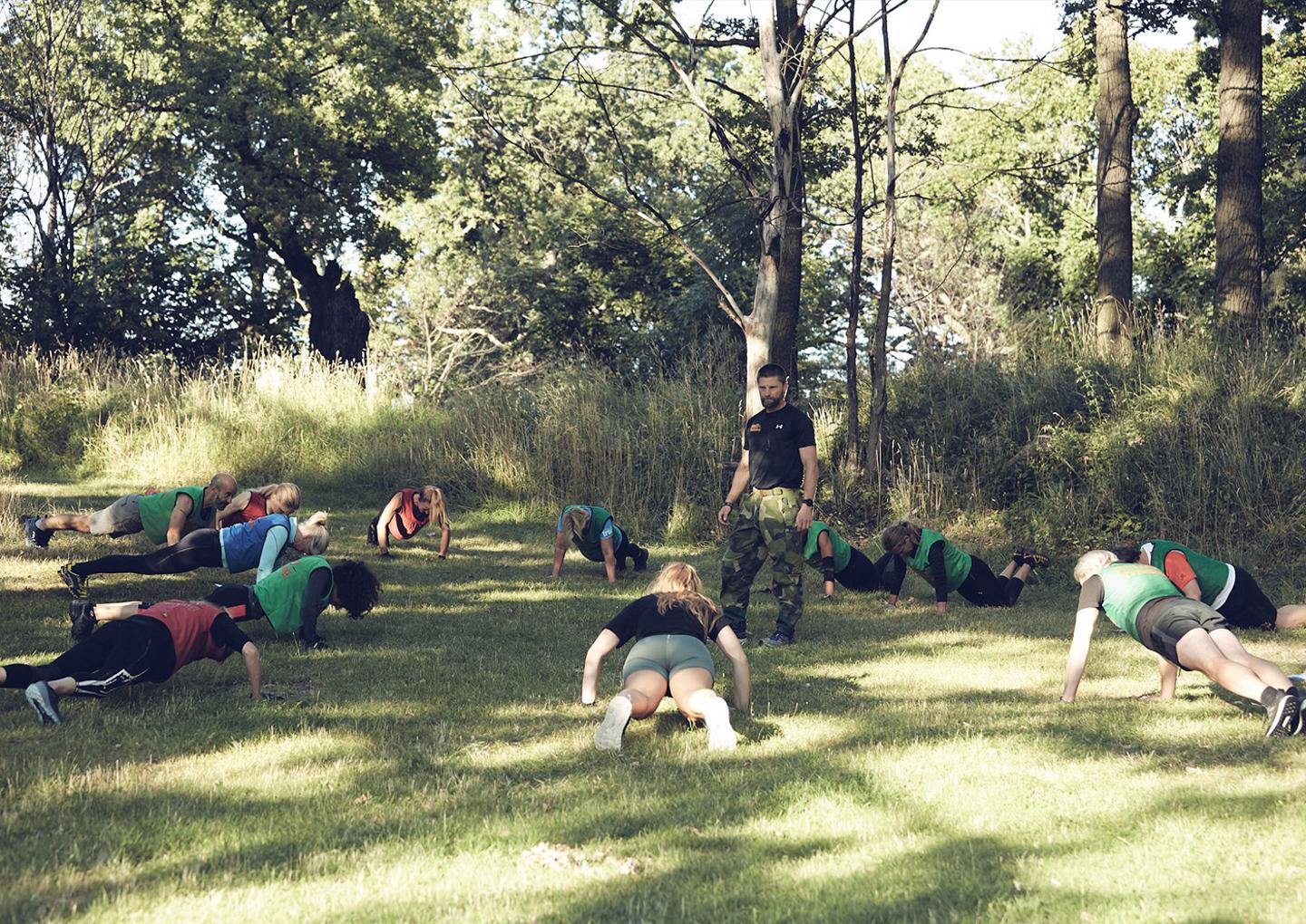 Military fitness training