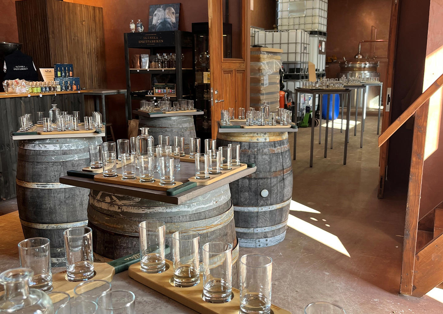 Skånska Spritfabriken Ginprovning för två