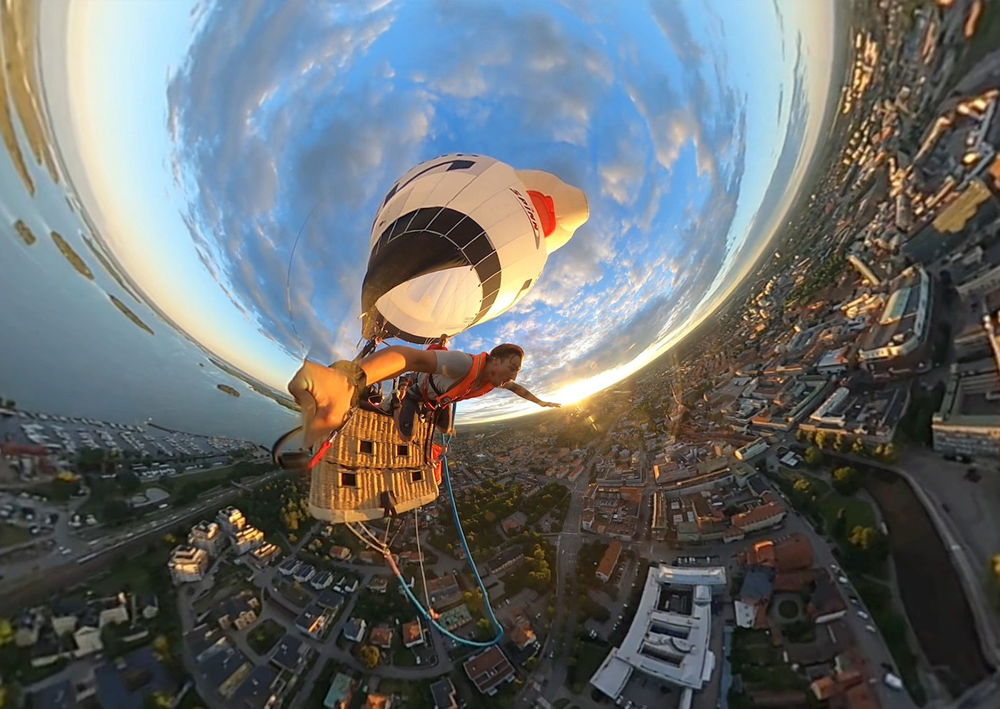 Bungy Jump från Luftballong