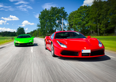 Kör Ferrari/Lamborghini Premium