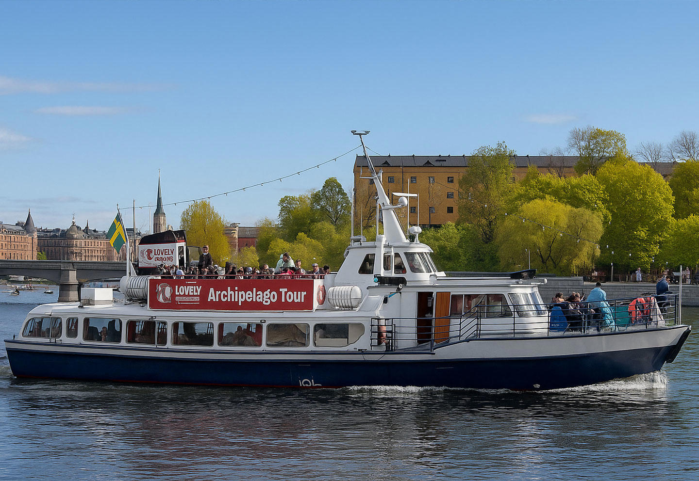 Båttur i Stockholms skärgård