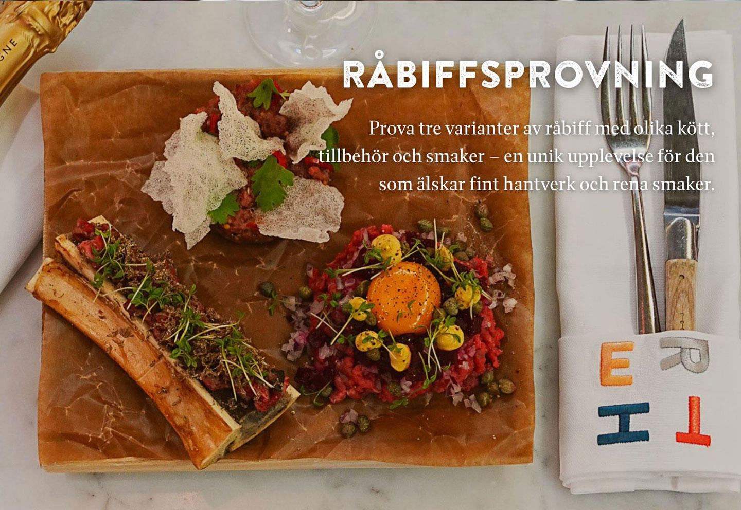 Råbiffprovning på ERTH