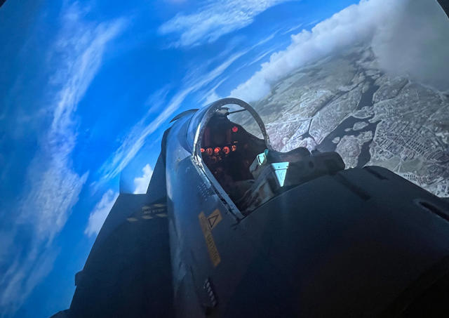 Stridsflygsimulator