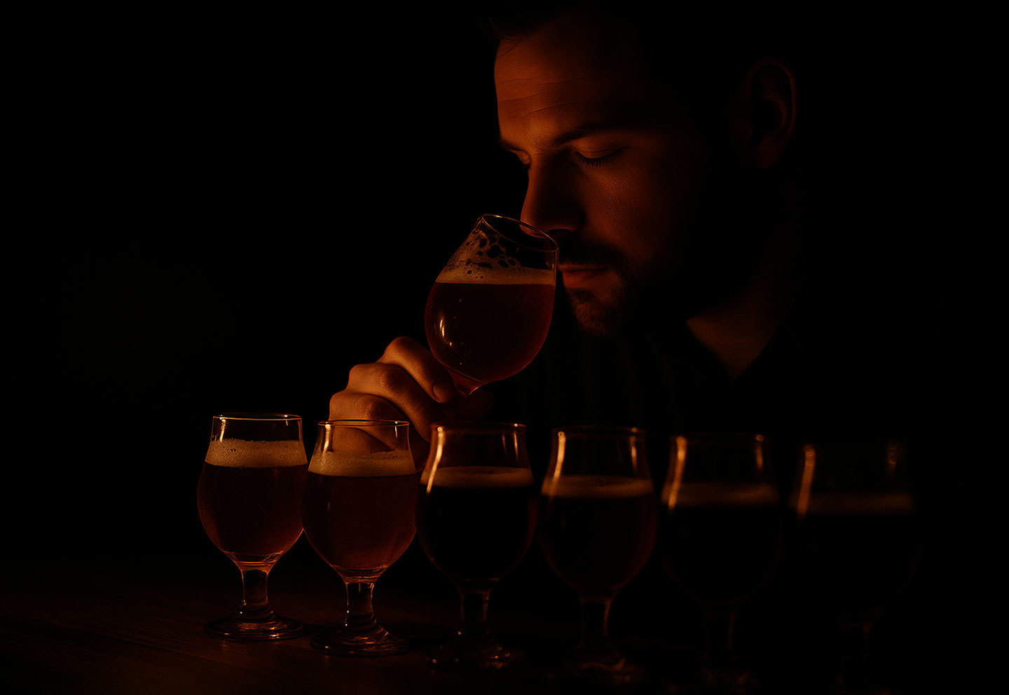 Ölprovning i mörker