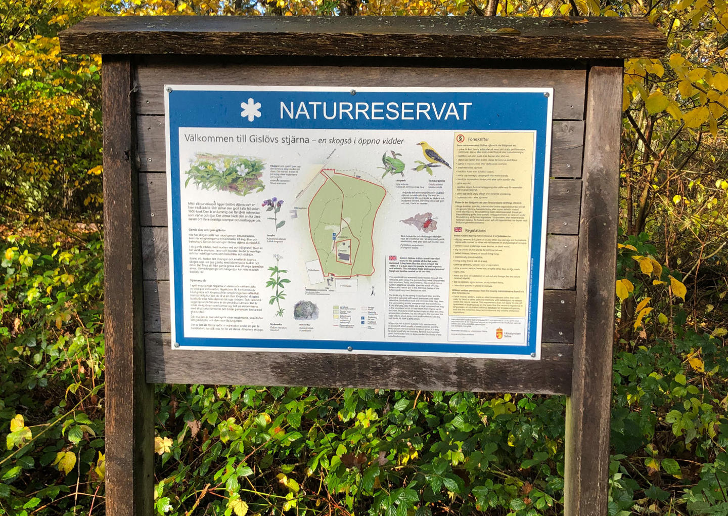 vandra österlen karta