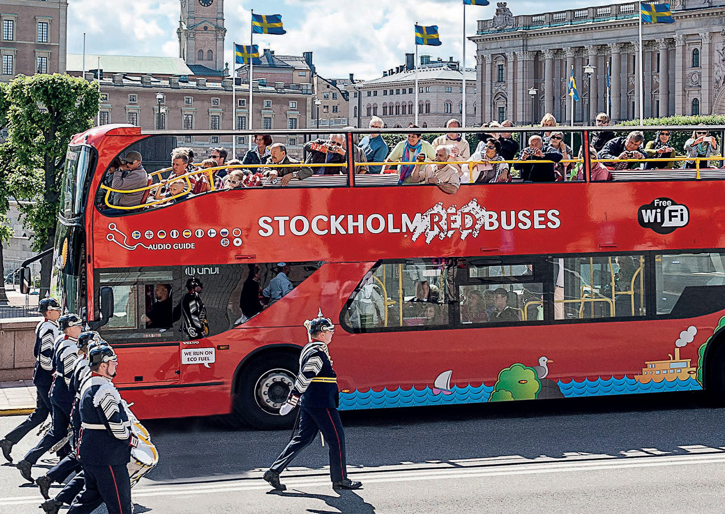 Sightseeingbuss Stockholm