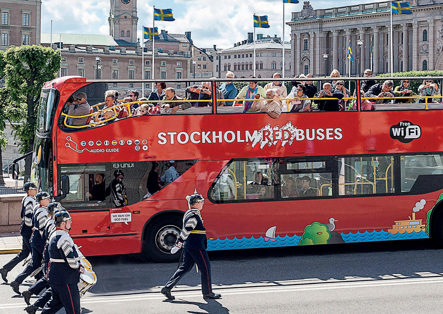 Sightseeingbuss Stockholm