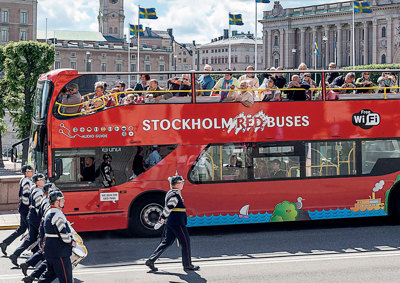 Sightseeingbuss Stockholm