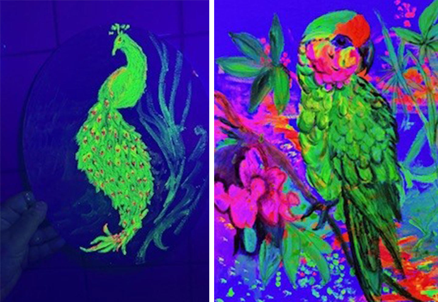 Neon Brush Sip & Paint