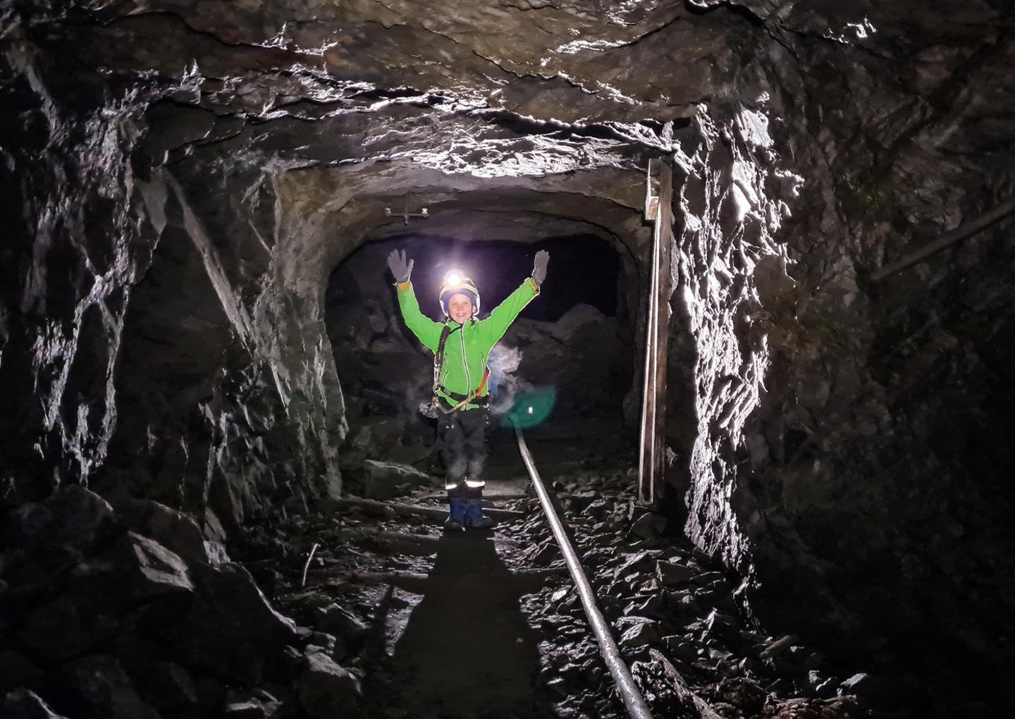 Gruvtur i Äventyrsgruvan barn