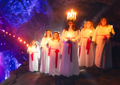 Lucia i Adventuremine barn