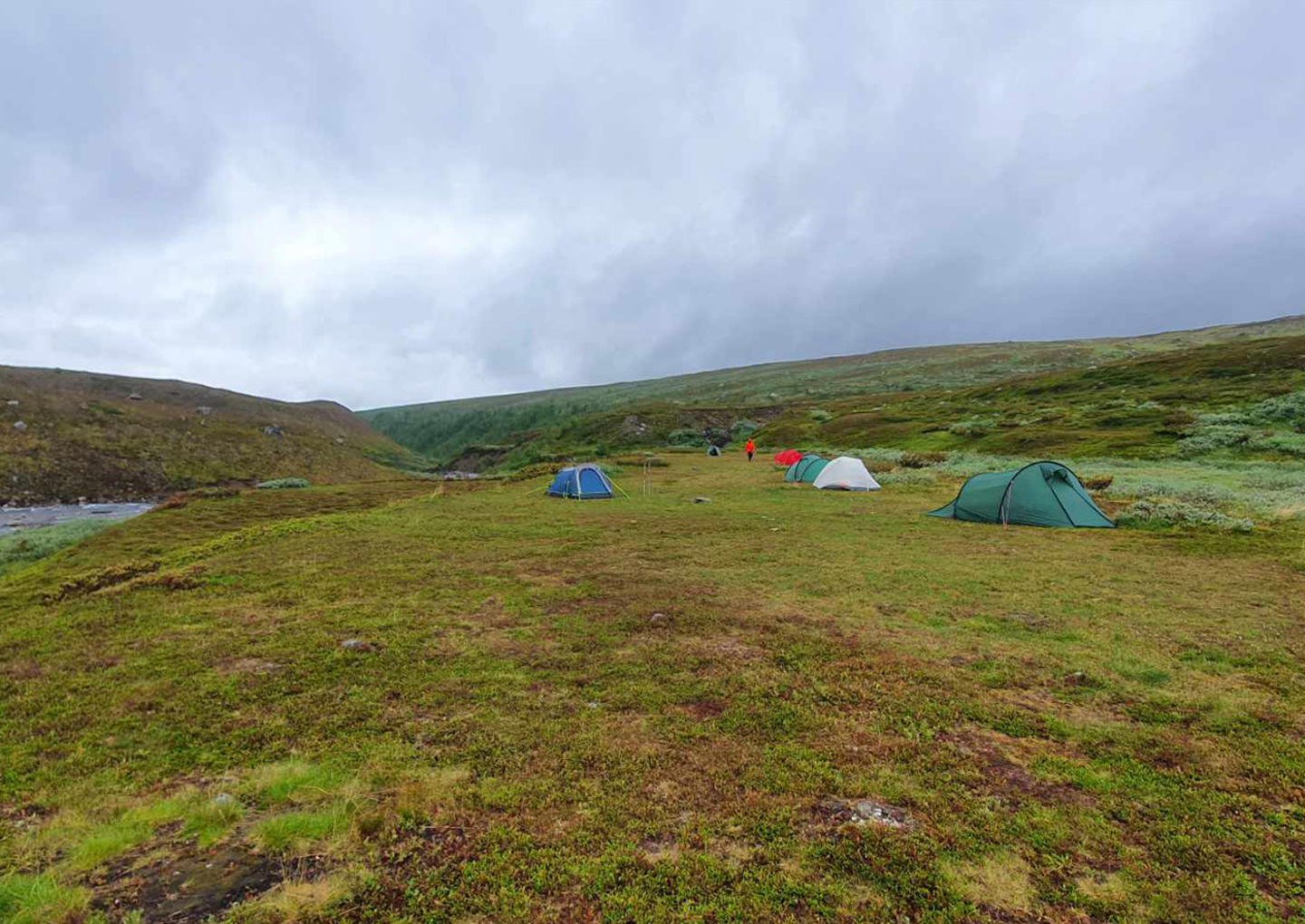 Tälttur i vildmarken