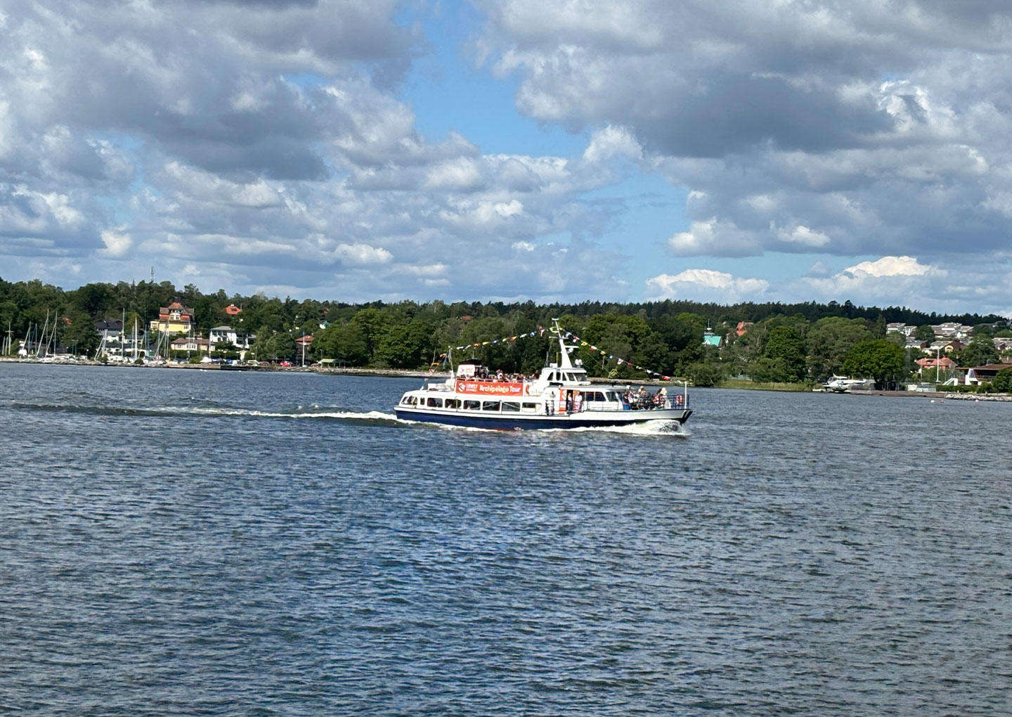 Båttur i Stockholms skärgård