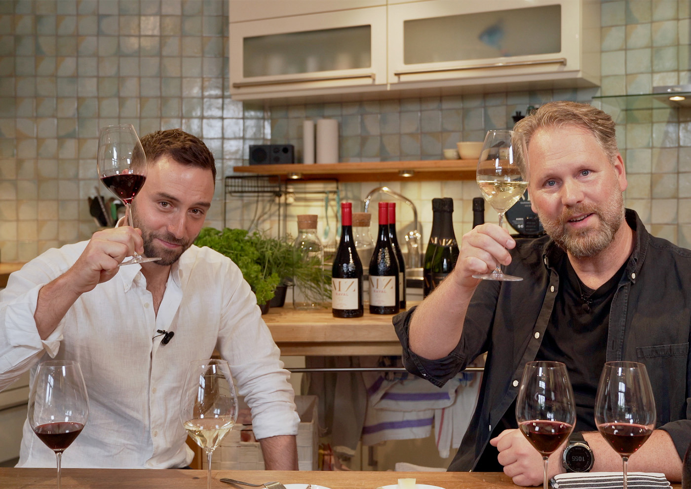 Vinprovning med Fredrik Schelin & Måns Zelmerlöv
