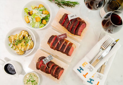 Köttprovning för två