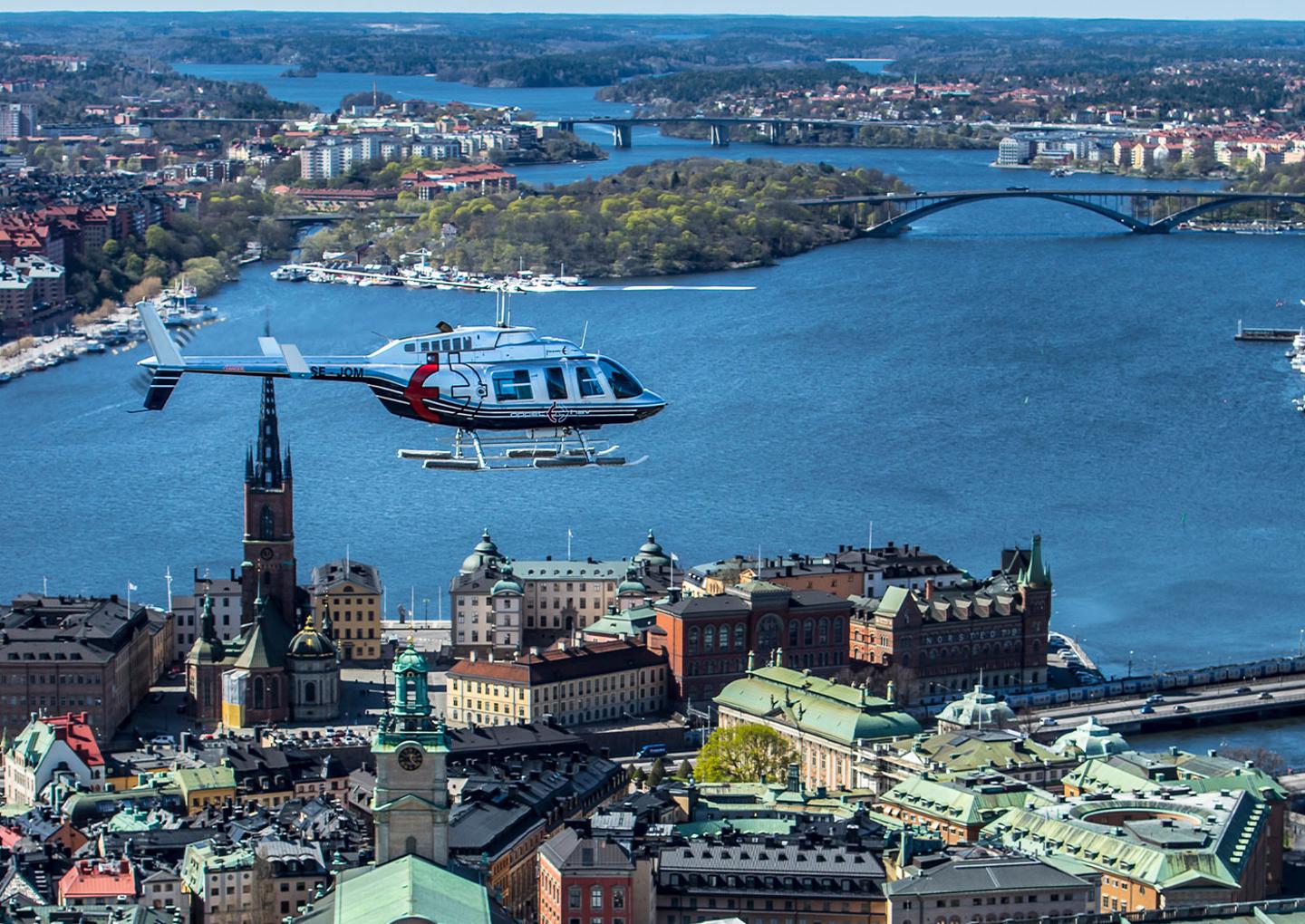 helikoptertur stockholm